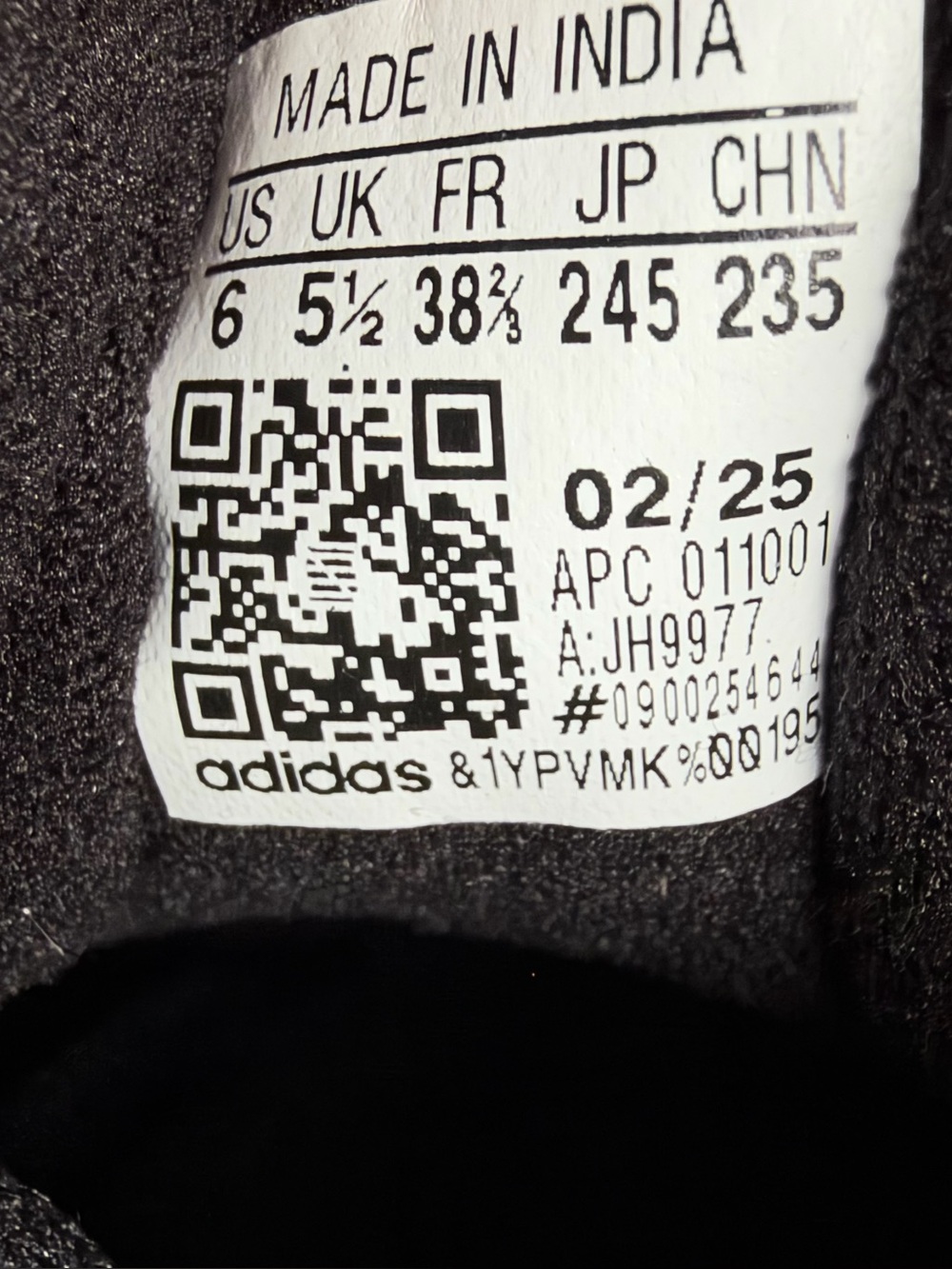 adidas Superstar II Black White (GS) Size 6Y NEW JH9977 - Picture 7 of 11